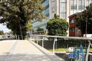 Une nouvelle passerelle cyclo-piétonne à Liège